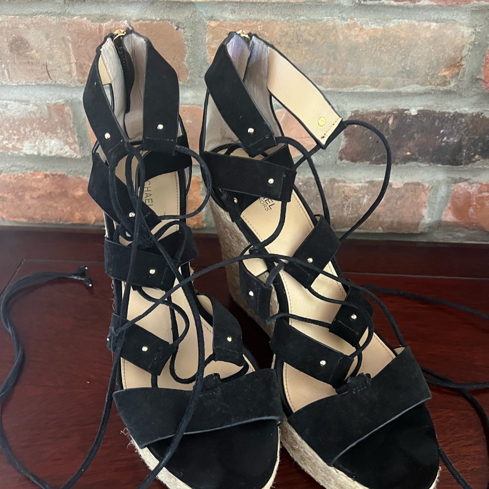 Michael Kors Black Espadrille Shoes